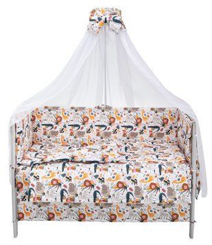 Дитяча постіль Babyroom Gold RG-08 білий (африка) 681903 фото