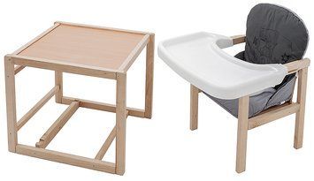 Стульчик-трансформер Babyroom Винни-230 eko графит / серый (мишка с чашкой) 680595 фото