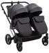 Коляска 2 в 1 для двійні Adamex Leo Duo Eco SA-2 чорний 681143 фото 7