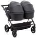 Коляска 2 в 1 для двійні Adamex Leo Duo Eco SA-2 чорний 681143 фото 5