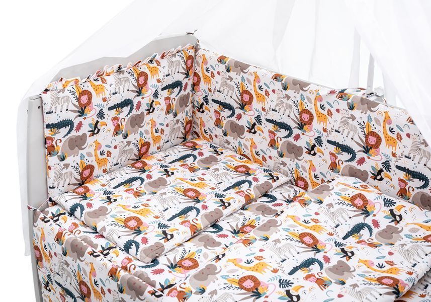 Дитяча постіль Babyroom Gold RG-08 білий (африка) 681903 фото