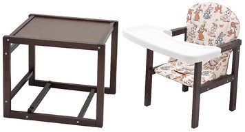 Стільчик-трансформер Babyroom Поні-220 тонований бежевий (зайчики) 625384 фото