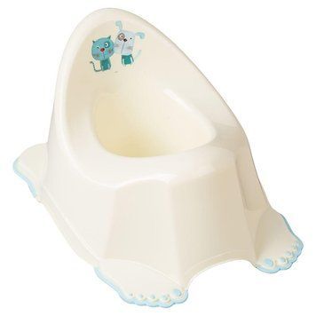 Горшок с антискользящим покрытием Tega DOG & CAT Anti slip Potty PK-001-102 soft yellow (желтый) 681390 фото