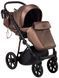 Коляска 2 в 1 Bair Infinity кожа 100% BI-02- AMO bronze pearl (бронза перламутр) 625181 фото 7