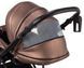 Коляска 2 в 1 Bair Infinity кожа 100% BI-02- AMO bronze pearl (бронза перламутр) 625181 фото 10