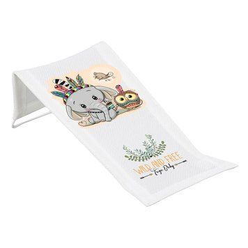 Горка для купания 3D мембрана Tega WILD & FREE Deckchair with sublimation LITTLE ELEPHANT DZ-026-103-SŁONIK white (белый) 681322 фото