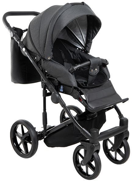 Коляска 2 в 1 Adamex Porto Light Tip TK-79 черный 625705 фото