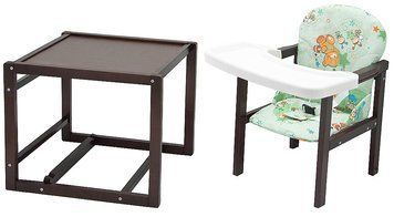 Стільчик-трансформер Babyroom Поні-220 тонований зелений (ведмедики та бджілки) 625386 фото