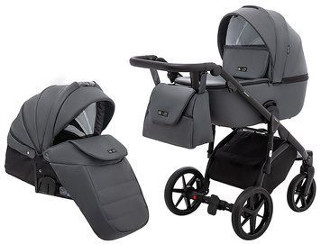Коляска 2 в 1 Adamex Nola Eco SA-5 графіт 681134 фото