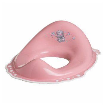 Накладка на унітаз Maltex Bear 2-component trainer seat 4088_42 pink (рожевий) 681179 фото