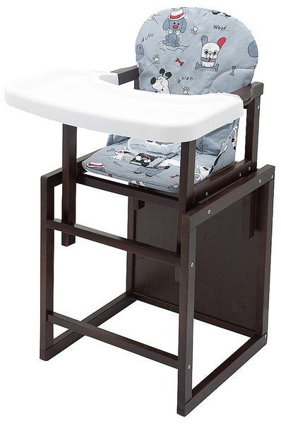 Стульчик-трансформер Babyroom Пони-220 тонированный серый (собачки) 625387 фото