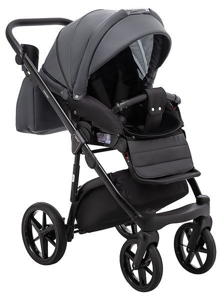 Коляска 2 в 1 графит Adamex Nola Eco SA-5 681134 фото