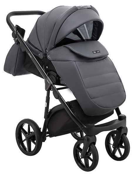 Коляска 2 в 1 графит Adamex Nola Eco SA-5 681134 фото