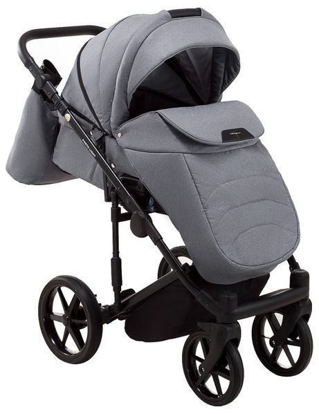 Коляска 2 в 1 Adamex Porto Light Tip TK-60 темно-сірий 625703 фото