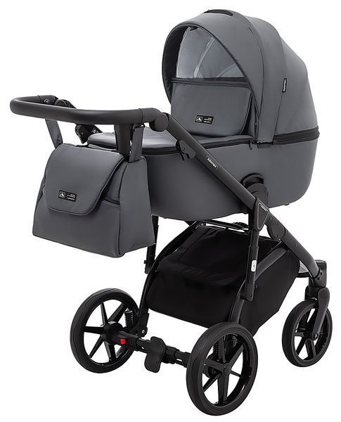 Коляска 2 в 1 графит Adamex Nola Eco SA-5 681134 фото