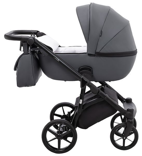 Коляска 2 в 1 графит Adamex Nola Eco SA-5 681134 фото