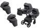 Коляска 2 в 1 для двойни Bair Kiwi DUO ECO BKD-15 черный 681044 фото 1