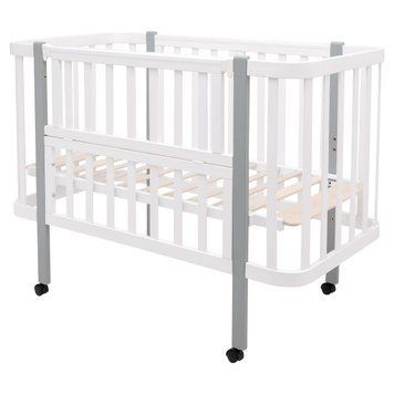 Ліжко Babyroom Місяць LU-1 білий / сірий 681888 фото