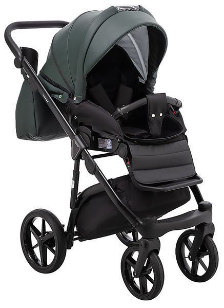 Коляска 2 в 1 Adamex Nola Eco SA-29 темно-зеленый 681137 фото