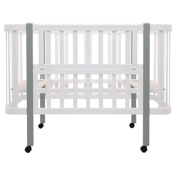 Кровать Babyroom Луна LU-1 белая/серая 681888 фото