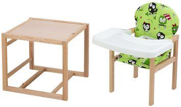 Стільчик-трансформер Babyroom Поні-230 eko зелений (сови) 625502 фото
