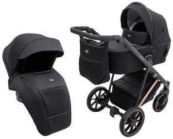 Коляска 2 в 1 Bair Vega Soft VSM-05 black magma черный 681062 фото