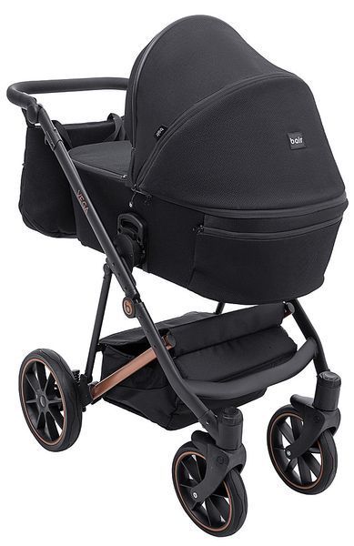 Коляска 2 в 1 Bair Vega Soft VSM-05 black magma черный 681062 фото