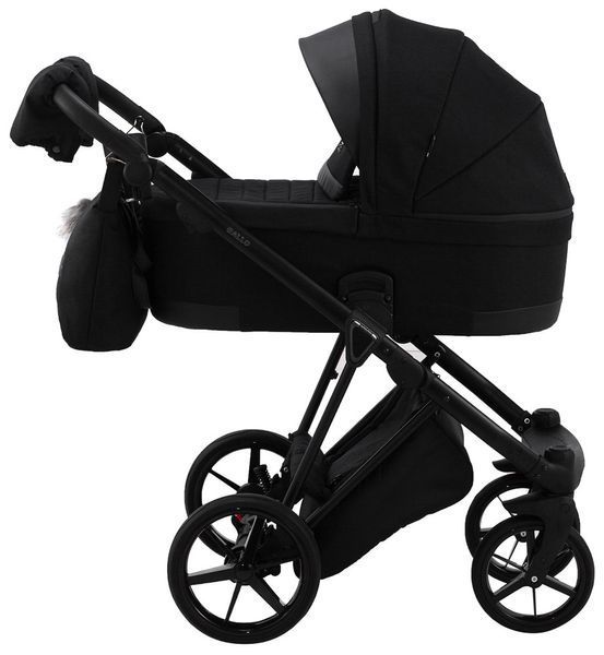 Коляска 2 в 1 Adamex Gallo Thermo GA-12 black diamond 625522 фото