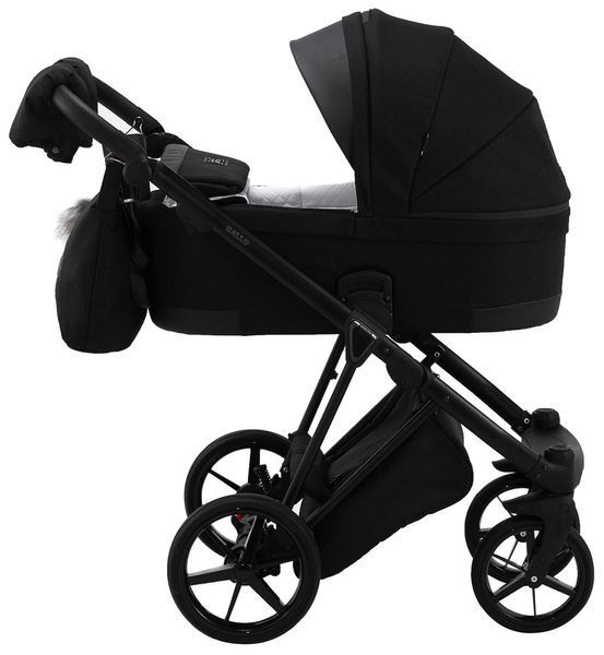 Коляска 2 в 1 Adamex Gallo Thermo GA-12 black diamond 625522 фото