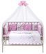 Дитяча постіль Babyroom Bortiki Print-08 рожевий (сови) 680729 фото 2