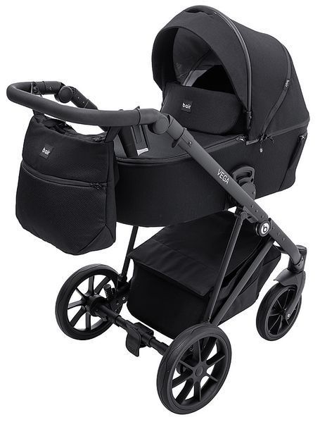 Коляска 2 в 1 Bair Vega Soft VS-05 black чорний 681061 фото