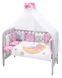Детская постель Babyroom Bortiki Print-08 розовый (мишки) 680728 фото 2
