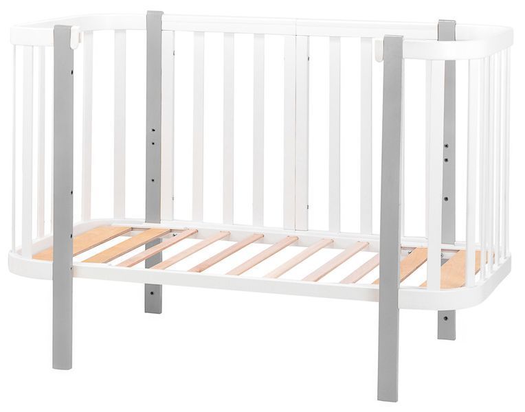 Кровать Babyroom Луна 120x60 белая 625552 фото