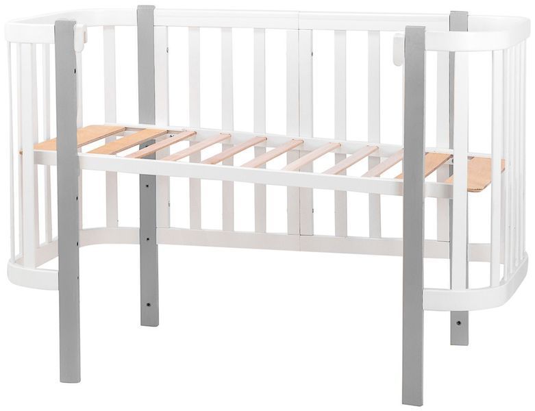 Кровать Babyroom Луна 120x60 белая 625552 фото