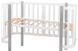 Кровать Babyroom Луна 120x60 белая 625552 фото 4