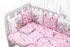 Детская постель Babyroom Bortiki Print-08 розовый (мишки) 680728 фото 3