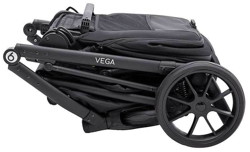 Коляска 2 в 1 Bair Vega Soft VS-05 black чорний 681061 фото