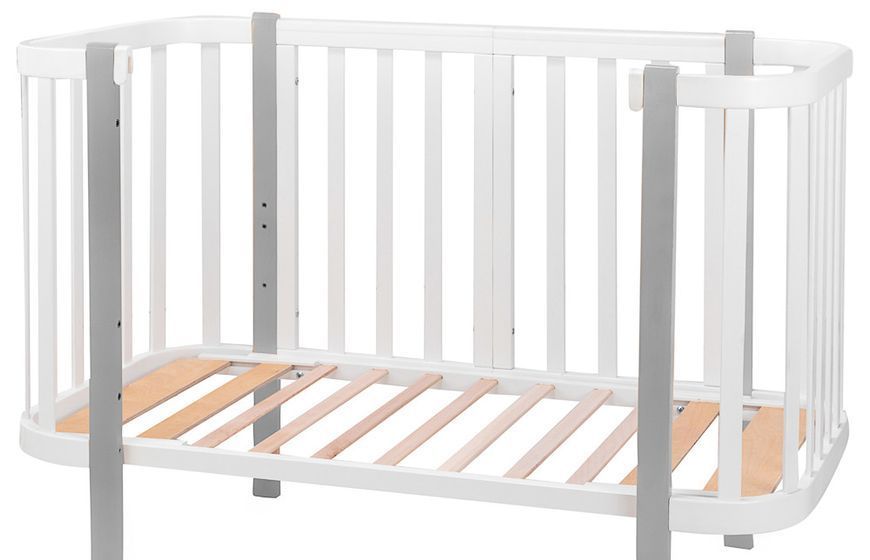 Кровать Babyroom Луна 120x60 белая 625552 фото