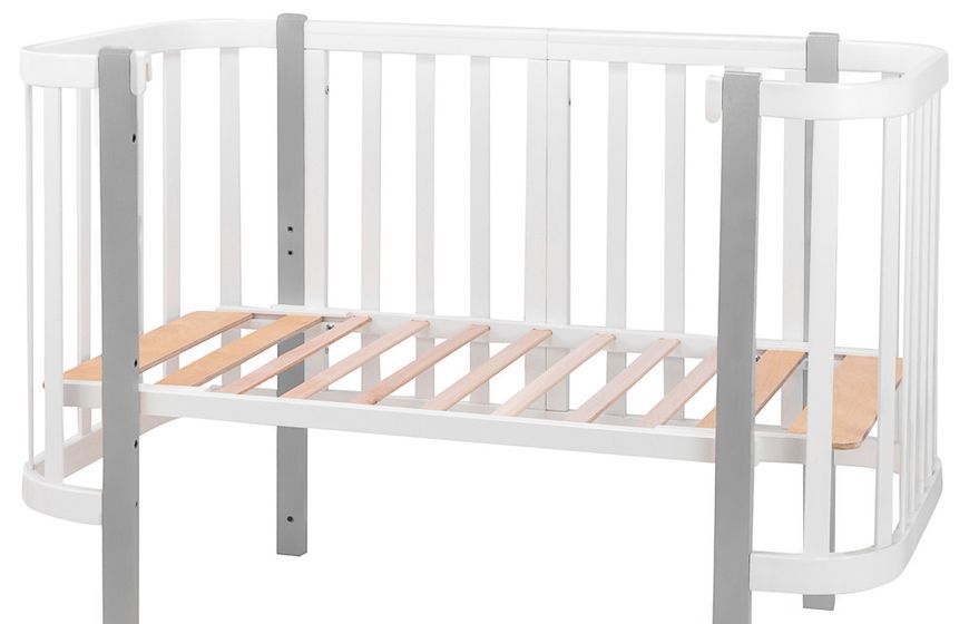 Кровать Babyroom Луна 120x60 белая 625552 фото