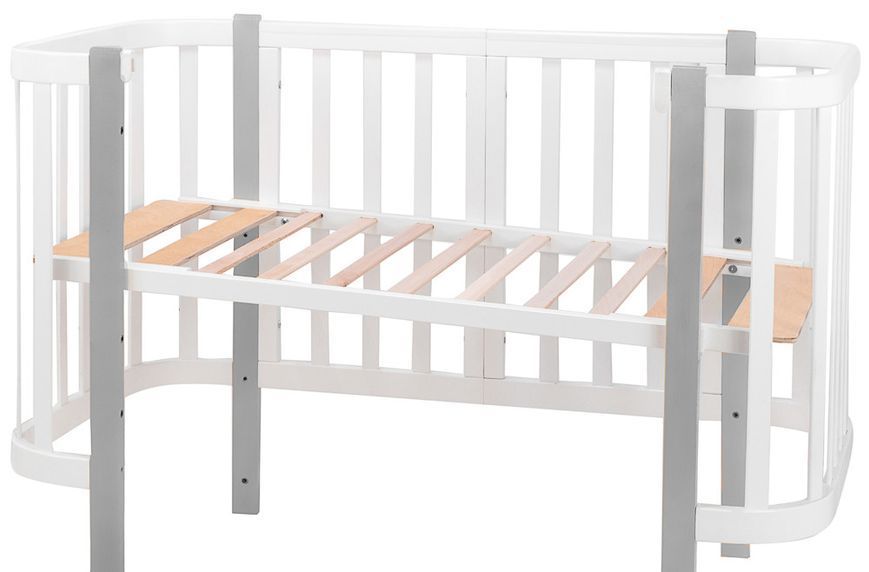 Кровать Babyroom Луна 120x60 белая 625552 фото