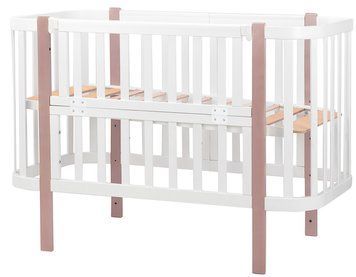 Ліжко Babyroom Місяць 120x60 білий / капучино 625553 фото