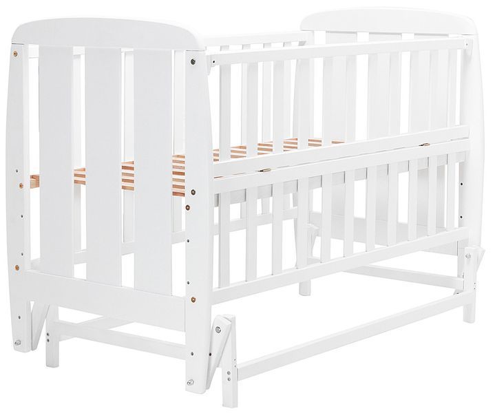 Ліжко Babyroom Кулька SH-02 маятник, відкидний бік бук білий 625943 фото
