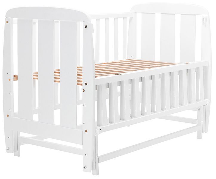 Ліжко Babyroom Кулька SH-02 маятник, відкидний бік бук білий 625943 фото