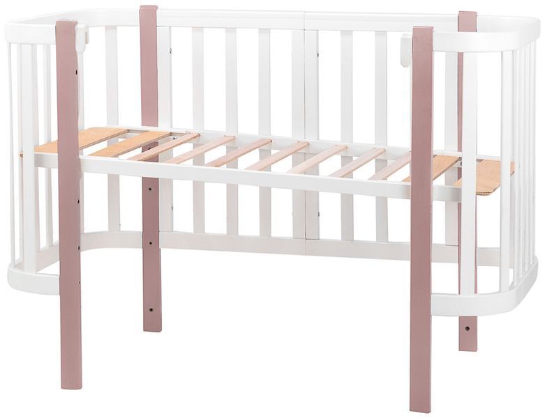 Ліжко Babyroom Місяць 120x60 білий / капучино 625553 фото