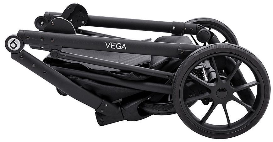 Коляска 2 в 1 Bair Vega Soft VS-04 coal графит 681060 фото