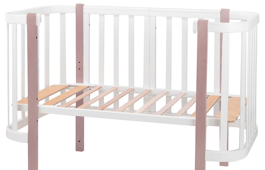 Ліжко Babyroom Місяць 120x60 білий / капучино 625553 фото