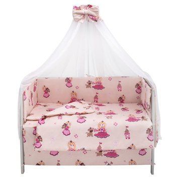 Детская постель Babyroom Gold RG-08 бежевый (принцесса с собачкой) 681911 фото