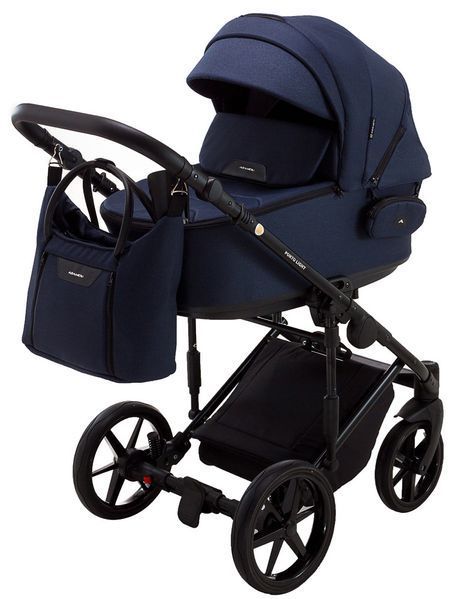 Коляска 2 в 1 Adamex Porto Light Tip TK-12 темно-синій 625698 фото