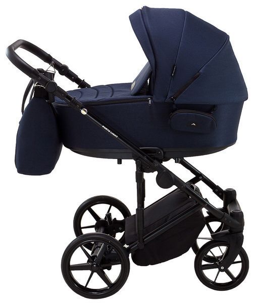 Коляска 2 в 1 Adamex Porto Light Tip TK-12 темно-синій 625698 фото