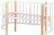 Ліжко Babyroom Місяць 120x60 білий / натуральний 625643 фото 4